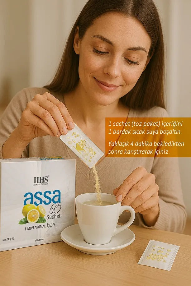 HHS Assa 60 Sachet Mixed Herbal Diet Tea - 60 Sachet - 1 month - Herbal