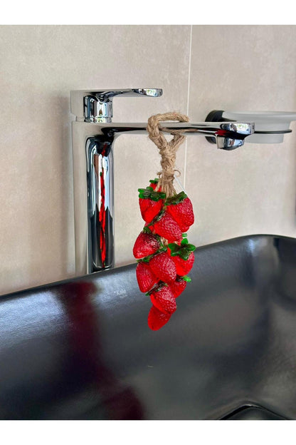 Handmade Strawberry Soap Cluster | Natural Scent Car/Home Freshener