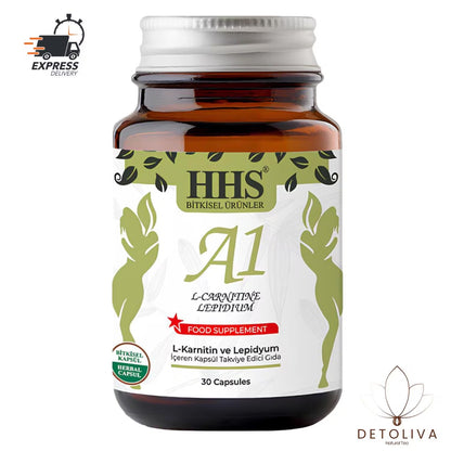HHS A1 L-Carnitine Lepidium - 30 capsules - 1 month - Herbal