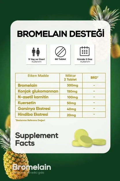 Bromelain 60 Tablets