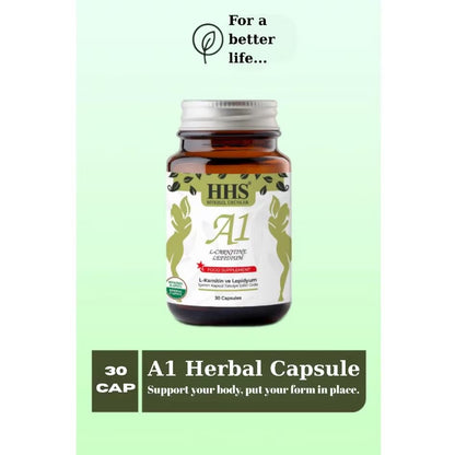 HHS A1 L-Carnitine Lepidium - 30 capsules - 1 month - Herbal