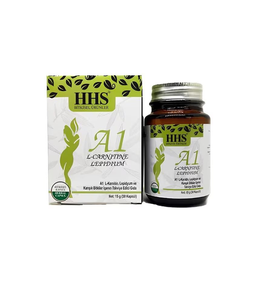 HHS A1 L-Carnitine Lepidium - 30 capsules - 1 month - Herbal